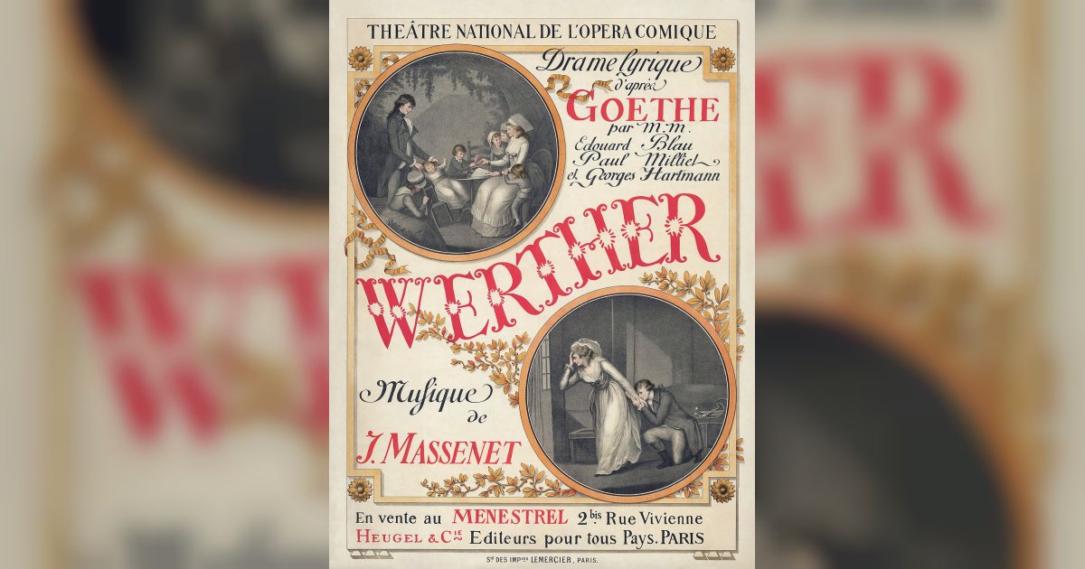 Massenet's Werther by Opéra de Montréal at Salle Wilfrid-Pelletier