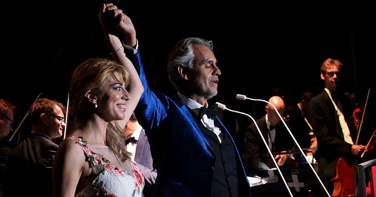 Andrea Bocelli at the Bell Centre