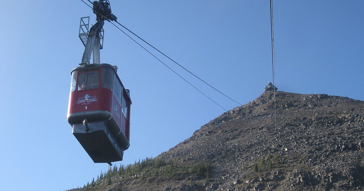 Jasper SkyTram — Whistlers Mountain aerial tramway, Jasper, Alberta
