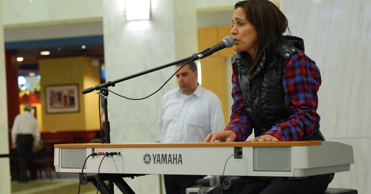 Raine Maida and Chantal Kreviazuk at Burton Cummings Theatre