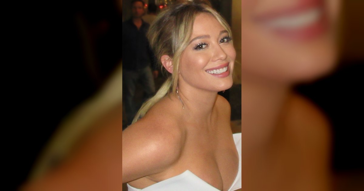 Hilary Duff at Rogers Arena